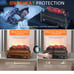 VIVOHOME 23 Inch 120V 1400W Portable Electric Fireplace with Realistic Ember Bed