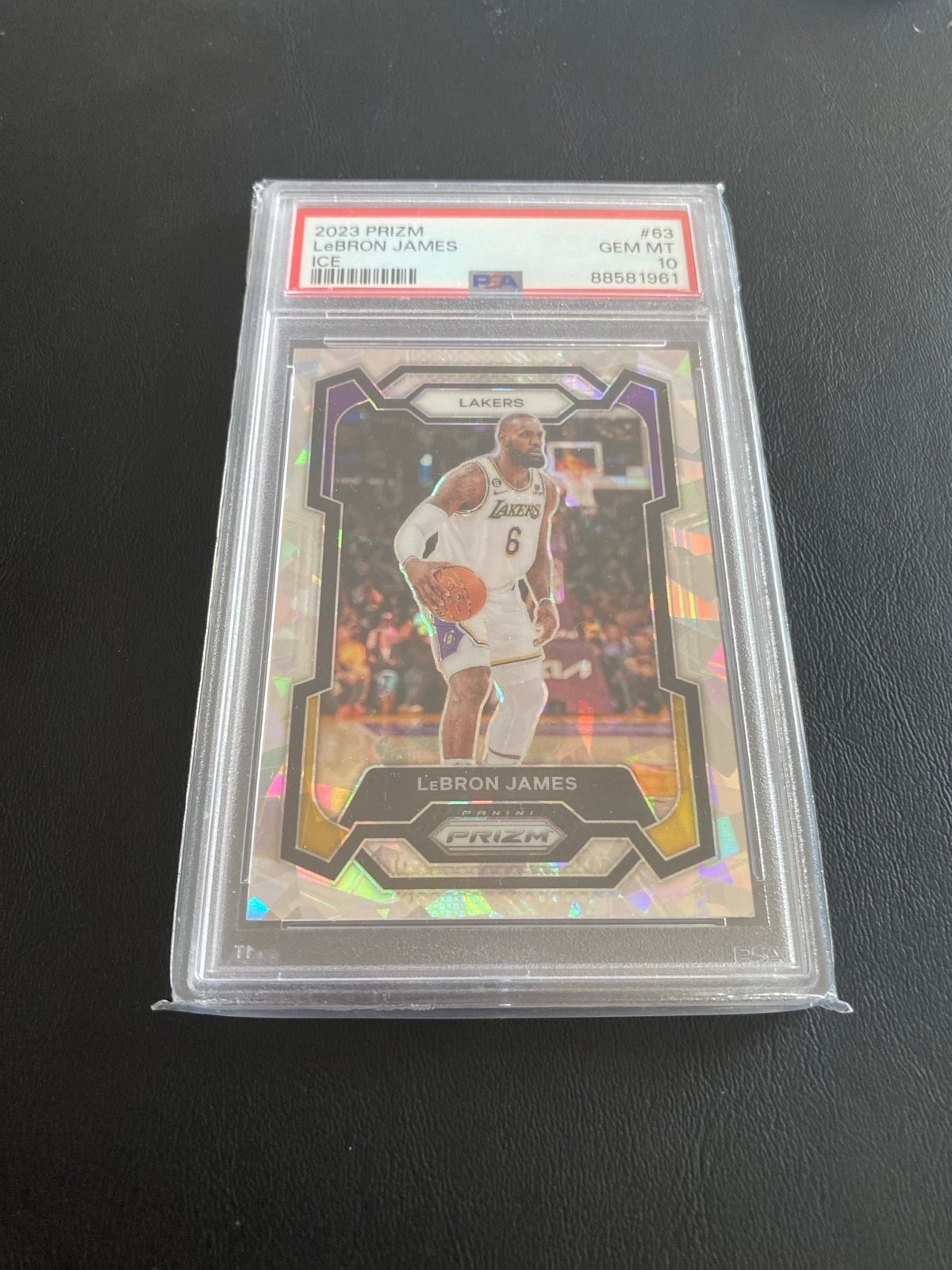 2023 Prizm Lebron James Ice #63