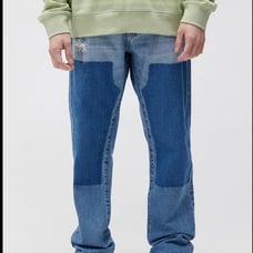 Men’s PACSUN Medium Indigo Patch Baggy Jeans. Size 28x30.