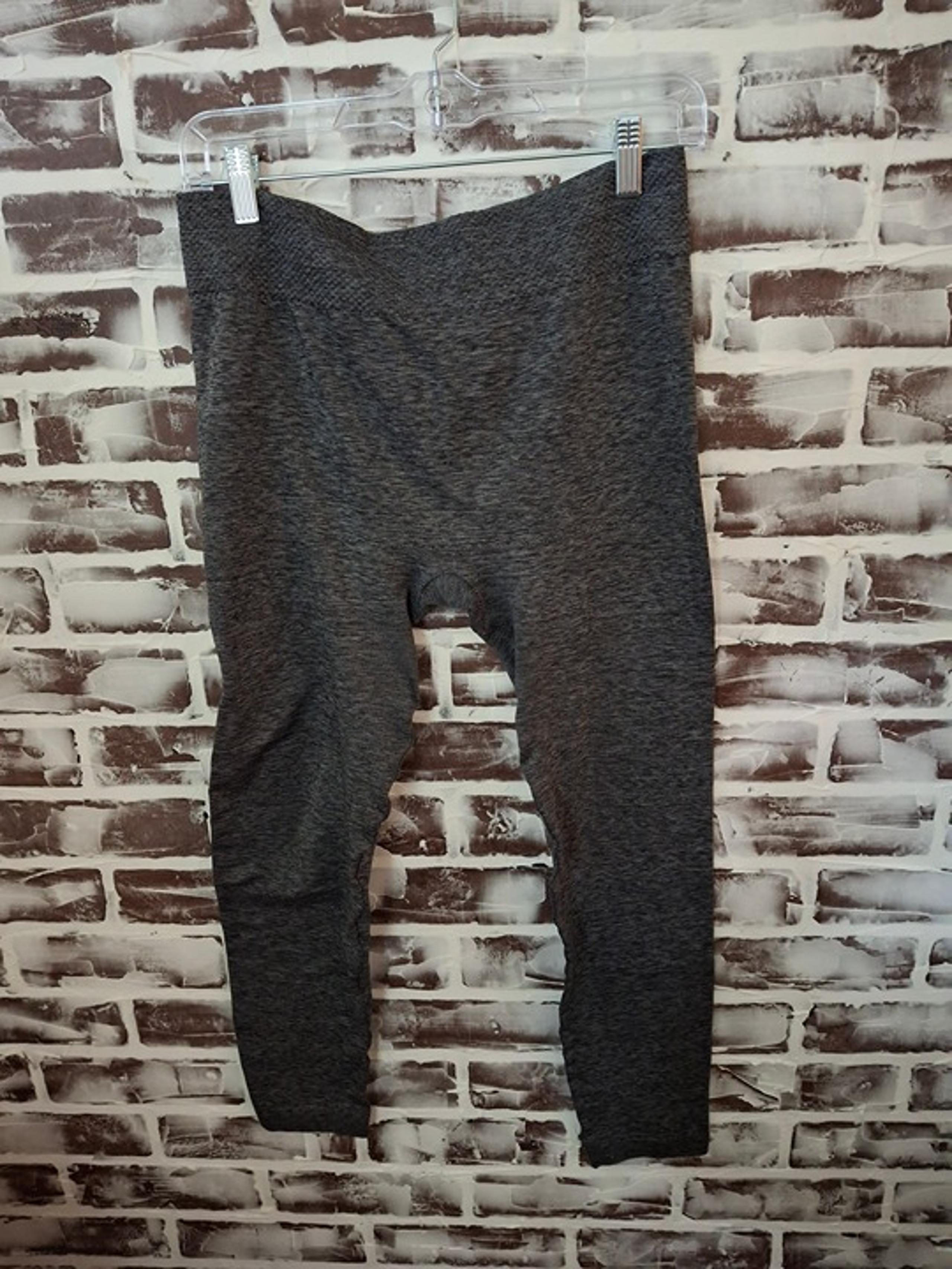 Motherhood Maternity L/XL Leggings Stretchy Grey Black