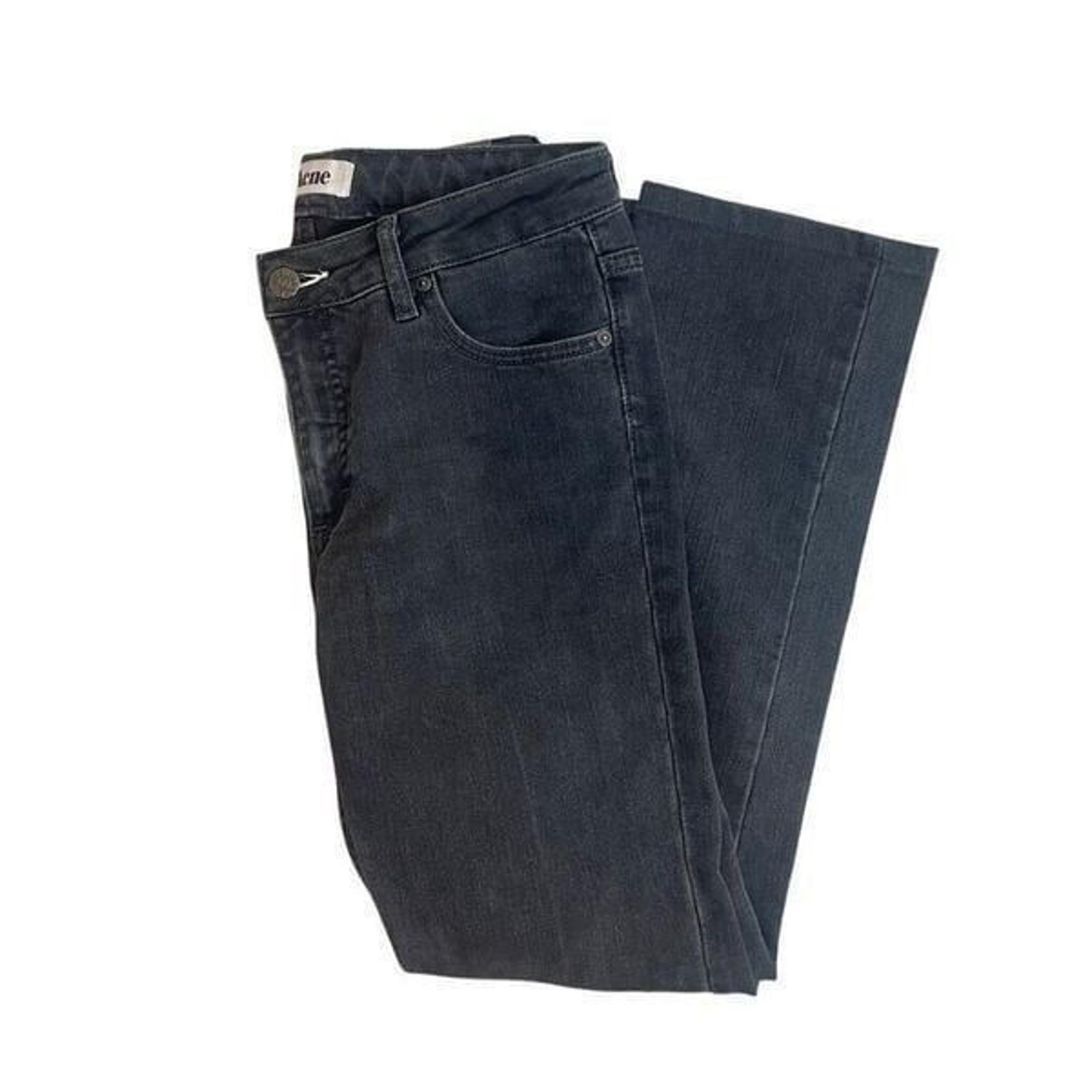 Acne Jeans Men's Straight Leg Jeans Waist 30 Hex Black 39815