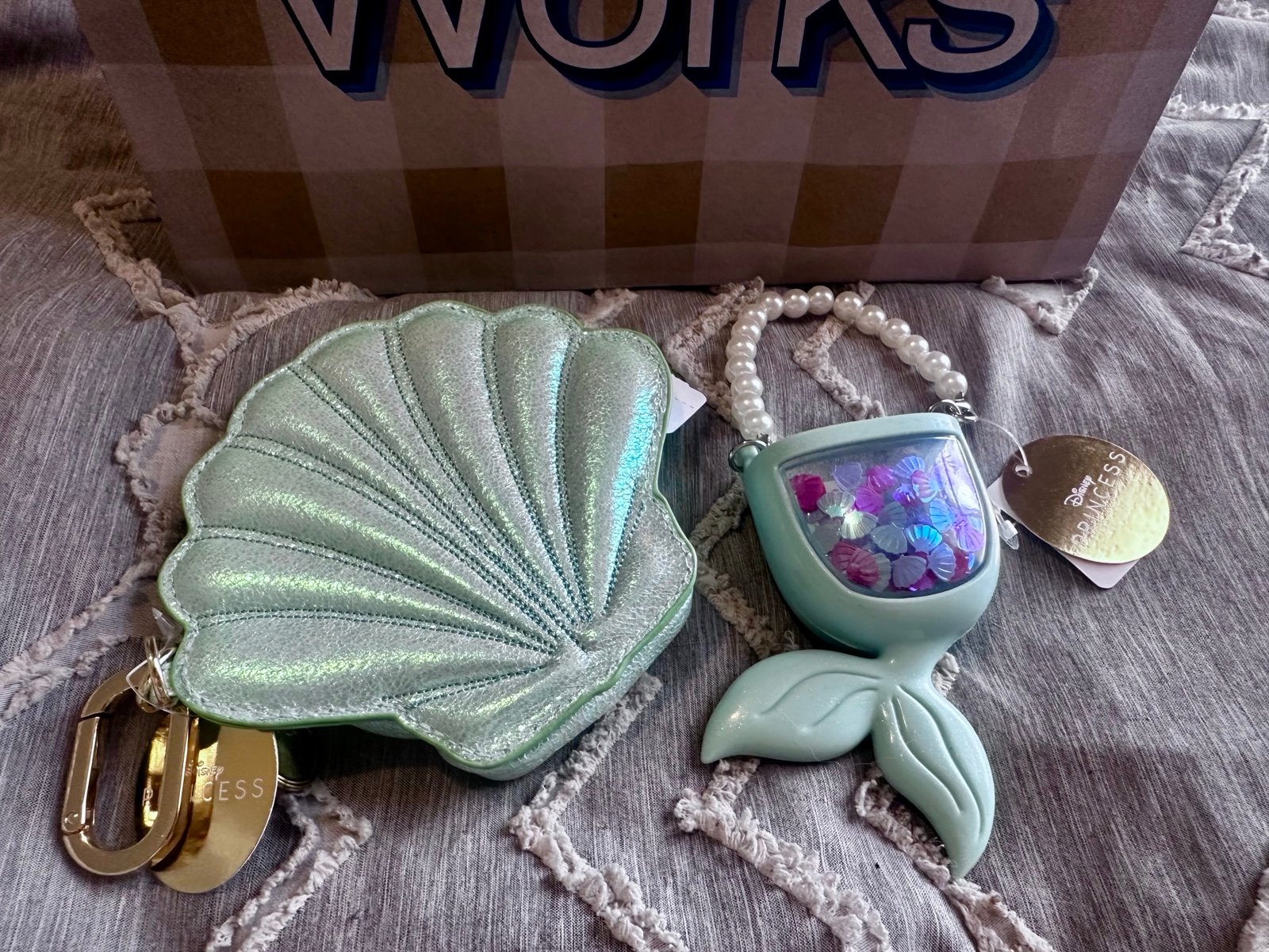 Bath & Body Works Disney Princess Ariel Coin Purse and Pocketbac Holder Set
