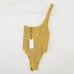 BOUND BY BOND-EYE The Oscar One-shoulder One-piece Swimsuit in Apricot Lurex O/S