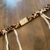 VS vintage leopard bow garter belt
