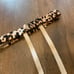 VS vintage leopard bow garter belt