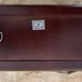 Musical Jewelry box with pressed flowers under glass inset top. elegant wood ca