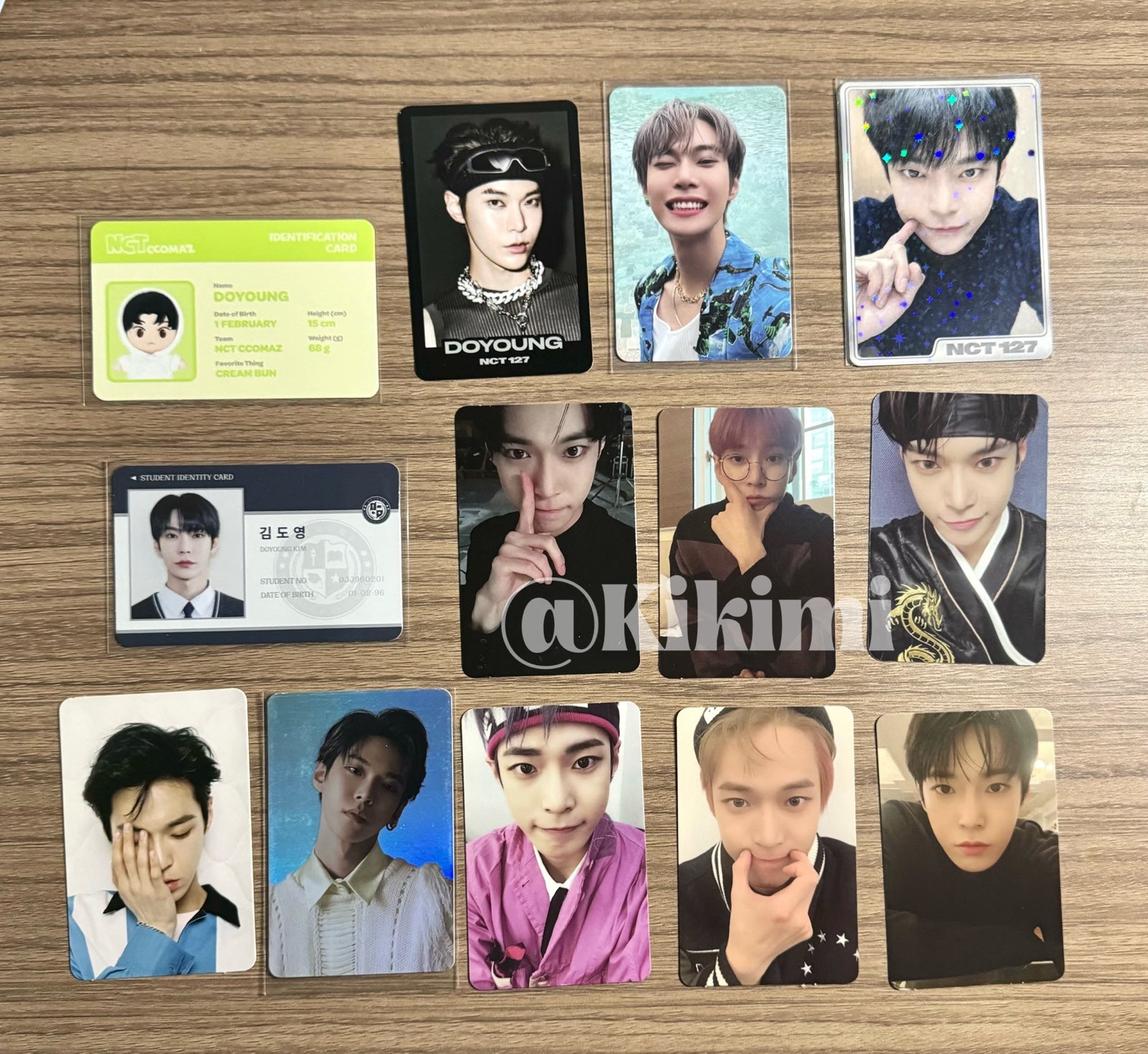 nct127 doyoung photocard set