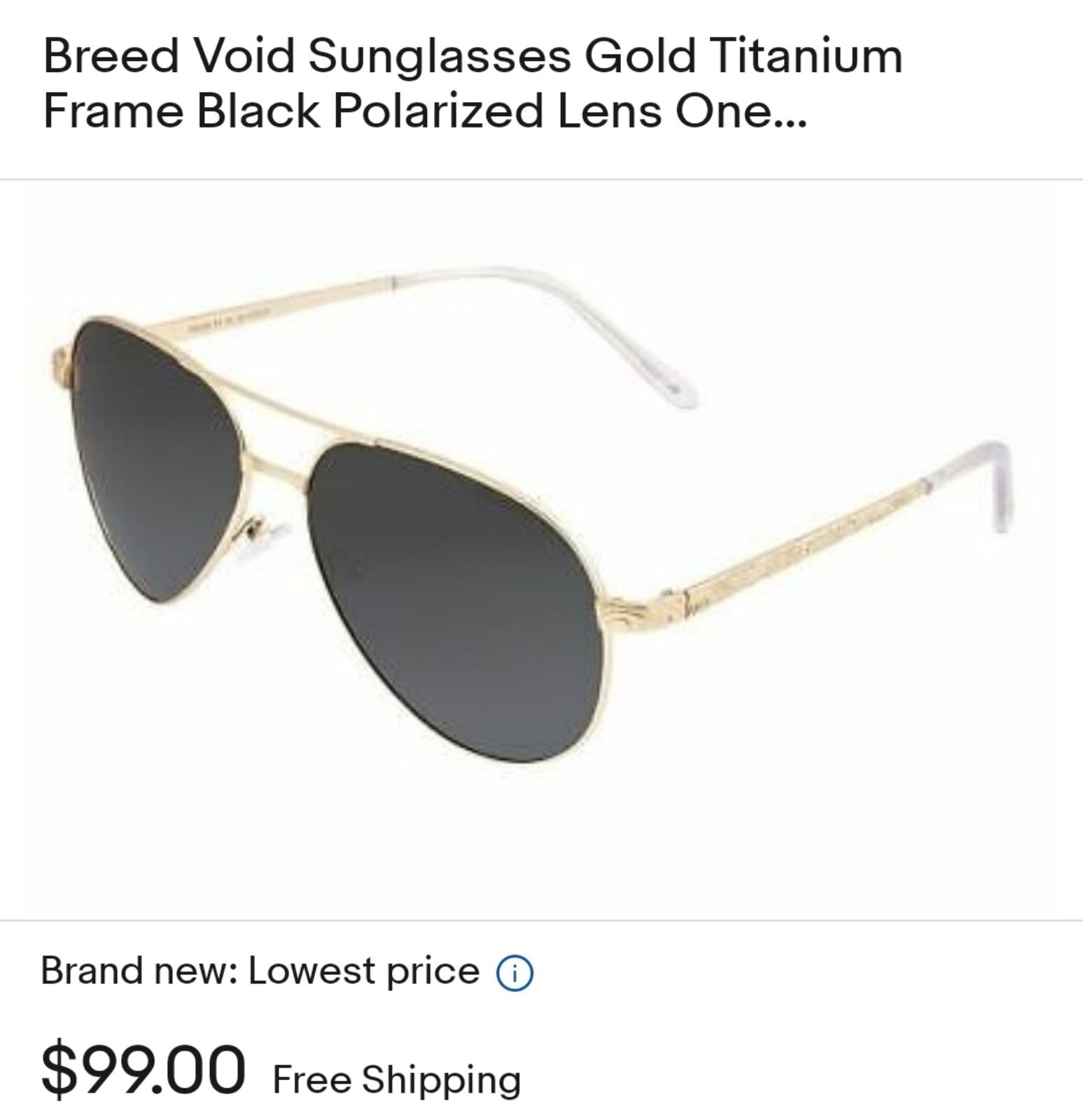 NEW Breed Sunglasses