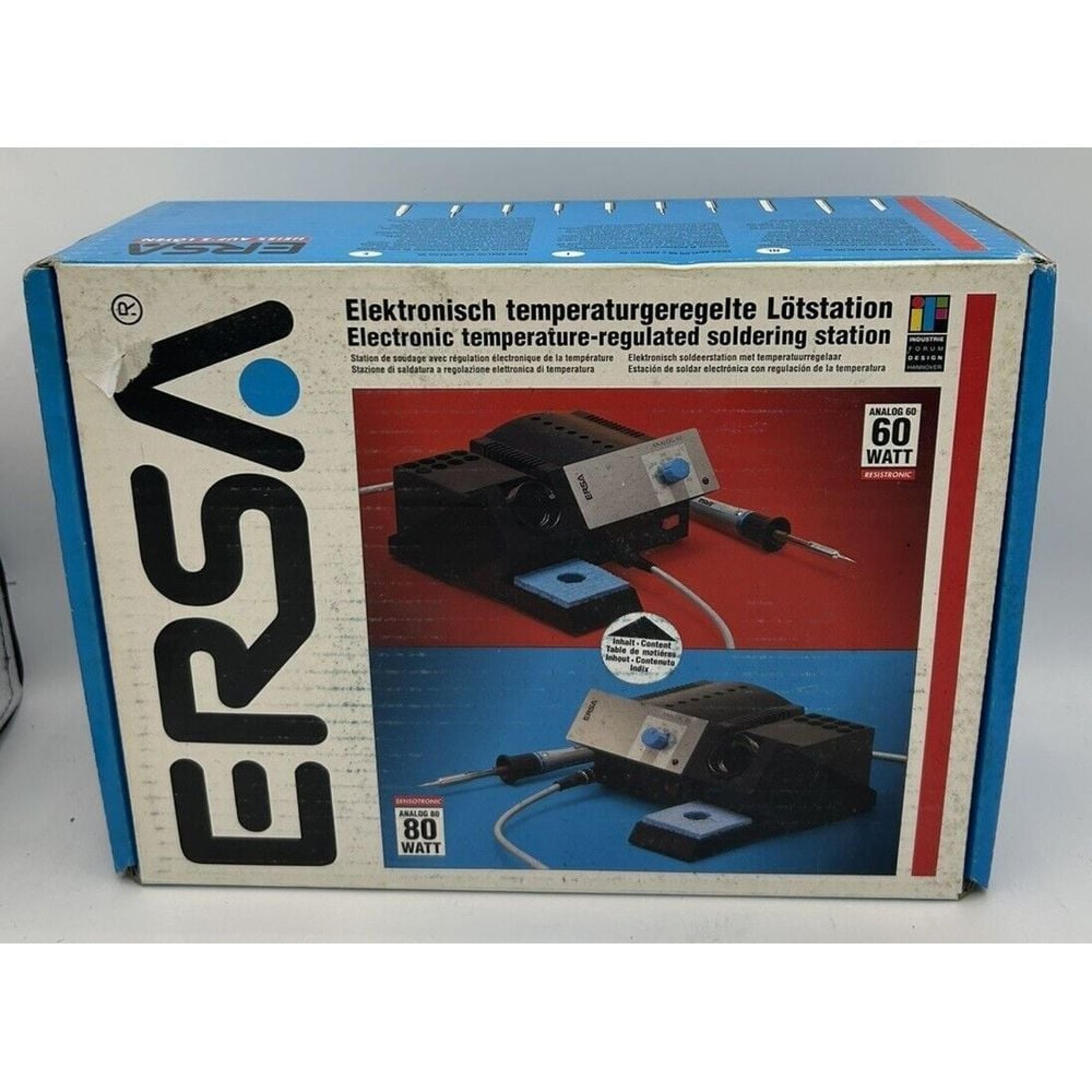 Ersa Analog 60 Electronic Temp Regulated Soldering Station 115V 69Hz/24V NIB