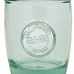 New ! Authentic Embossed Glasses Set Of 5, Made Of 100% Recycled Glass