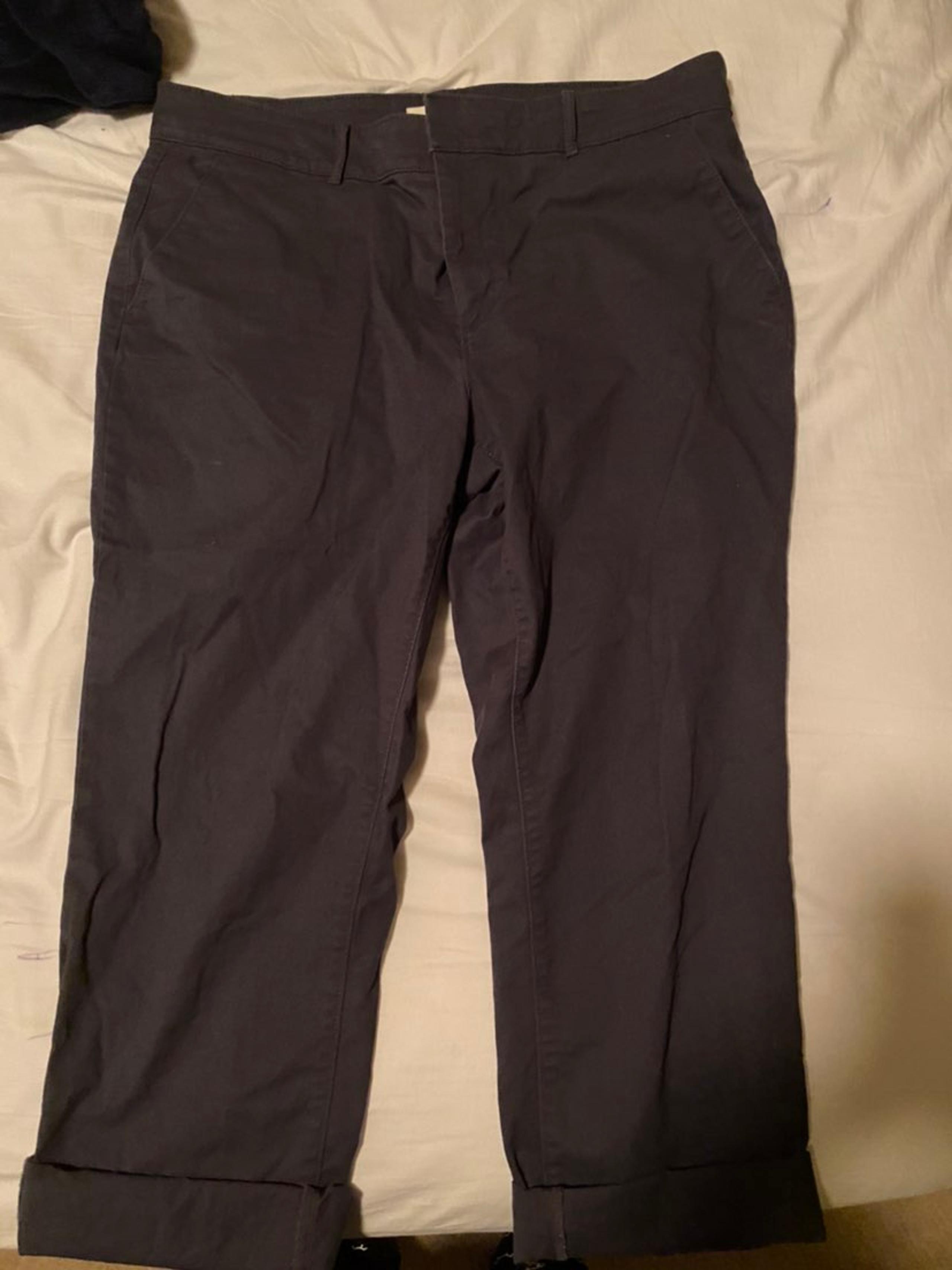Gray chino pants