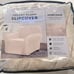 Velvet Plush Stretch Sleeve Beige Chair Furniture Protector 1 piece Sofa Cover