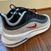 New Nike Air Max AXIS Black Sport Red Platinum Sz 6