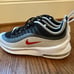 New Nike Air Max AXIS Black Sport Red Platinum Sz 6