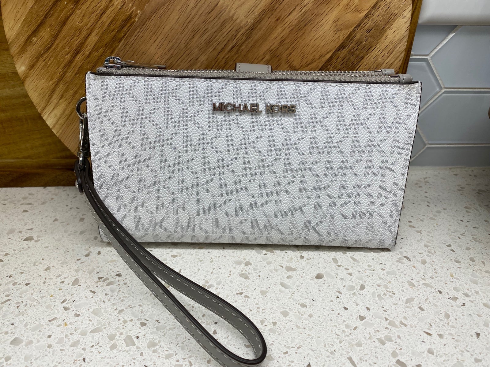 Michael Kors Jet Set Travel Double Zip Wristlet