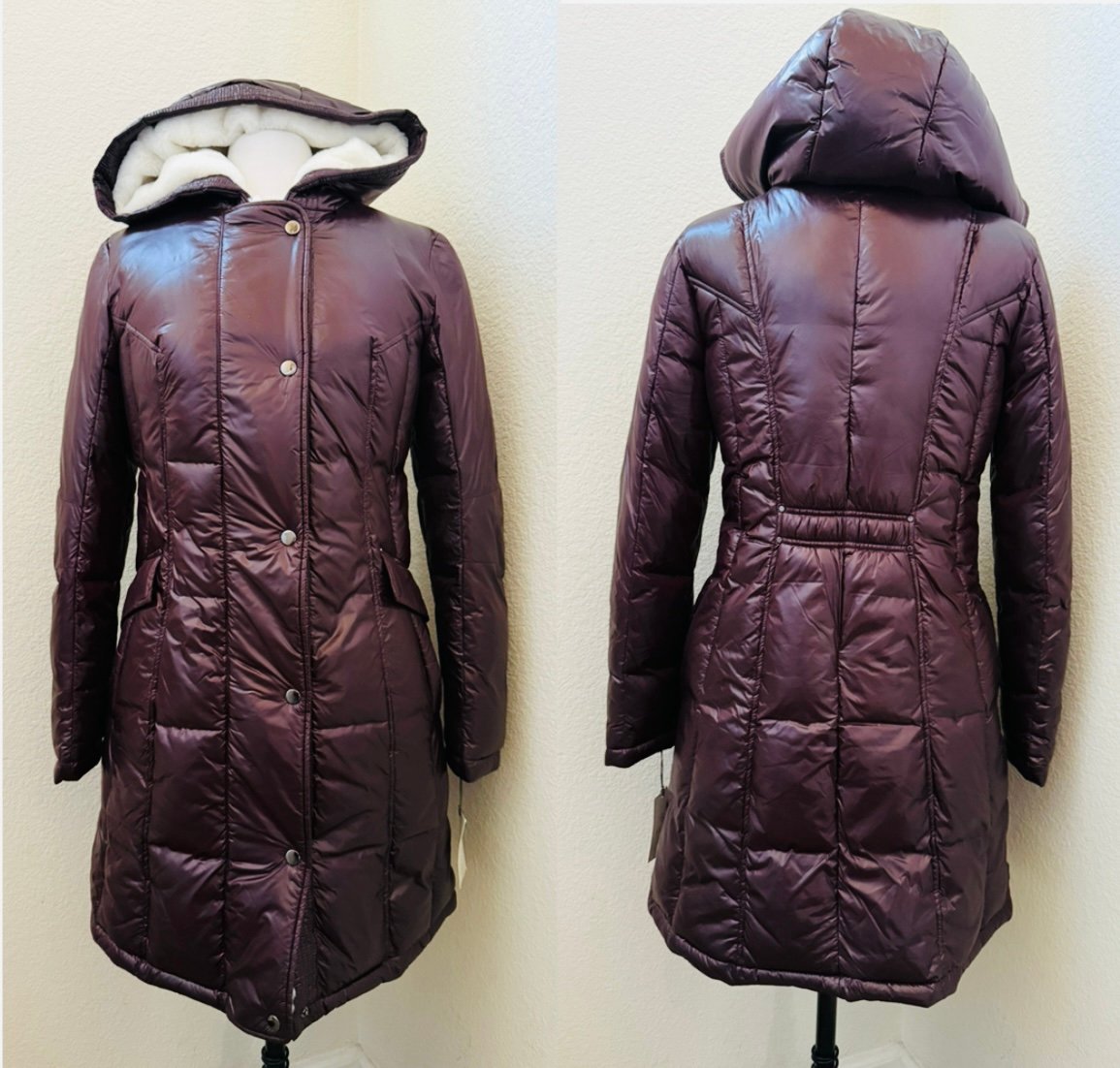 NWT ASPEN Women Puffer Parka Jacket - Size S