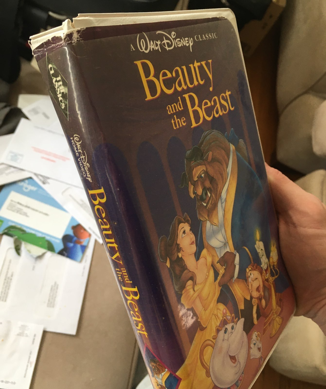 Black diamond VHS Beauty and the Beast