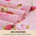 Bed Sheet Set Queen Pink Floral Printed Sheets Ultra Soft Queen 4 Pieces