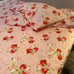Bed Sheet Set Queen Pink Floral Printed Sheets Ultra Soft Queen 4 Pieces