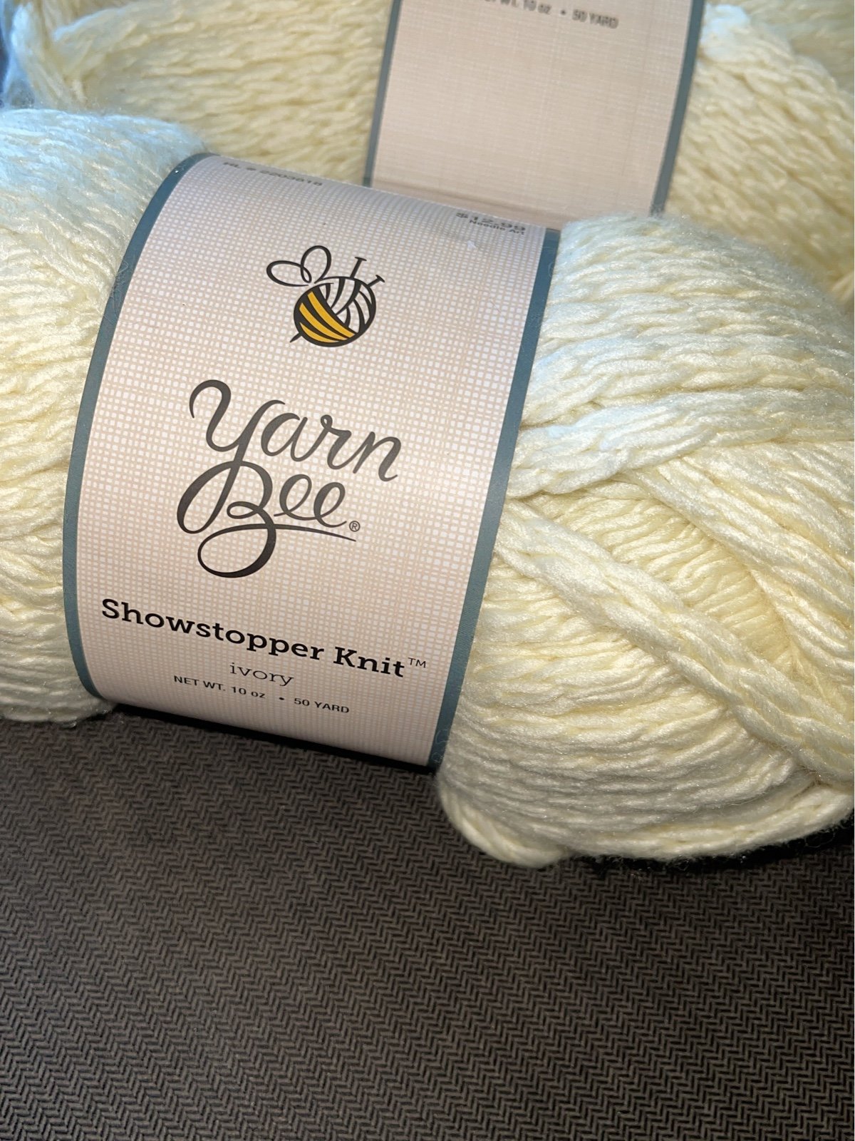  Yarn Bee Ivory Yarn for Knitting & Crocheting – Jumbo