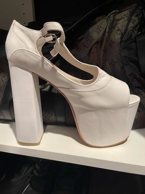 Jeffrey Campbell White Big Foxys
