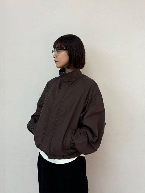 Brand new Anuek Standcollar Zip Blouson in Brown. Parka