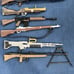 ACTION MAN GI JOE MACHINE GUN RIFLE HASBRO ACTION FIGURE ACCESSORY LOT VINTAGE