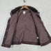 J.Jill Womens Faux Fur Collar Brown Vest L/P Petite Jacket