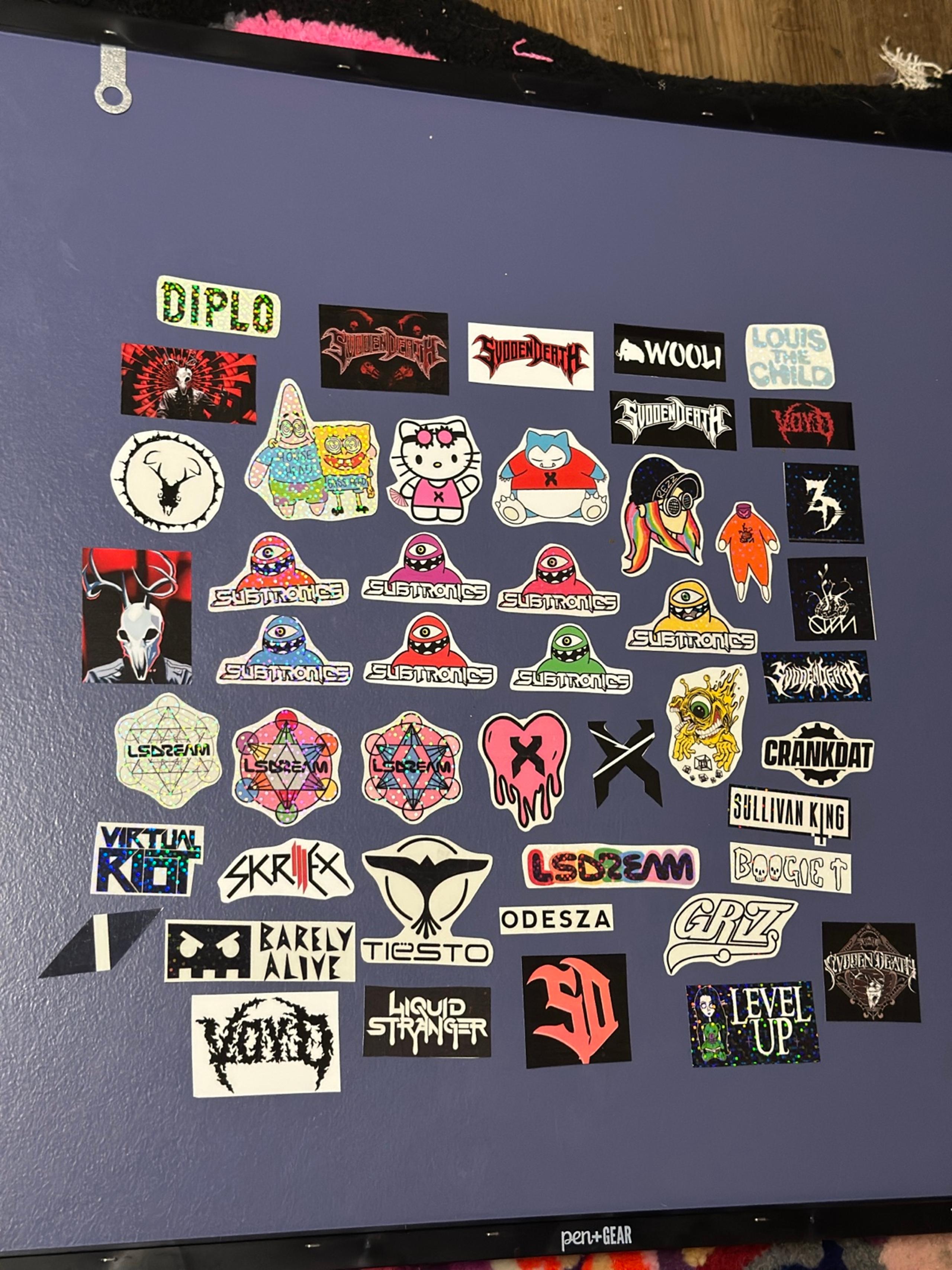 Rave edm sticker pack