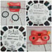 Vintage Red 3D View-Master W/2 Slides