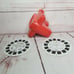Vintage Red 3D View-Master W/2 Slides