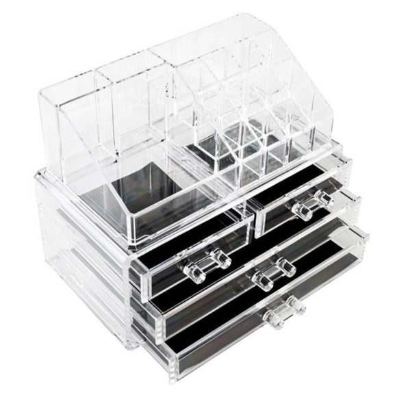 Cosmetics Storage Rack with 4 Drawers