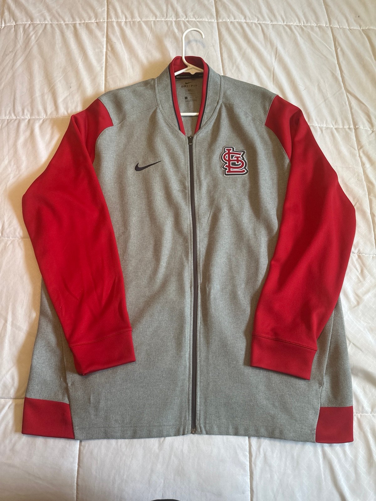 Official Nike Baseball Dri-Fit Full Zip St Louis Cardinals Jacket