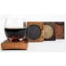 Bourbon Barrel Coasters with Colored Cork