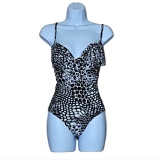 NWT Kenneth Cole New York Animal Print Swimsuit - Small