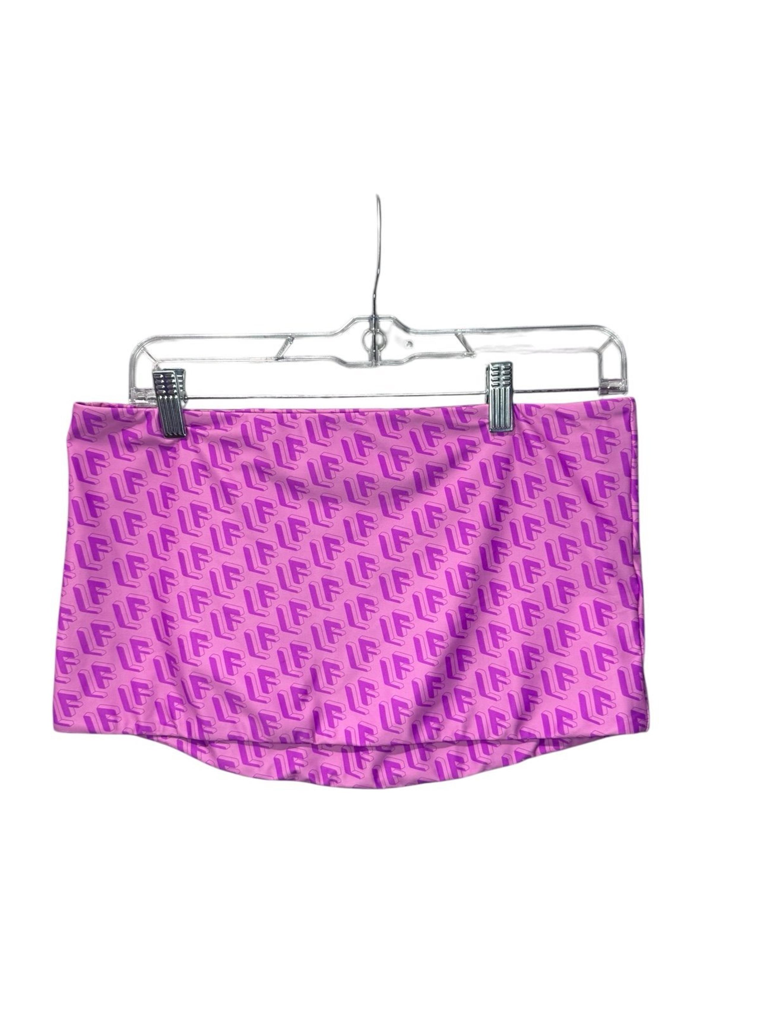 Lovers and Friends Women's Large Purple Summertime Mini Skirt