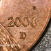 2006 D Lincoln Memorial Cent Penny