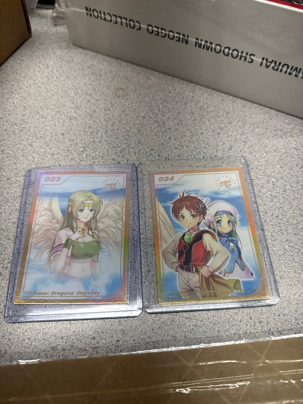 Limited run games frane: dragons odyssey series 2 023 024 cards 23 24 gold lot