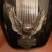 Vintage Harley-Davidson Tank Radio, Working Radio, Engine Sound & Headlight, siz