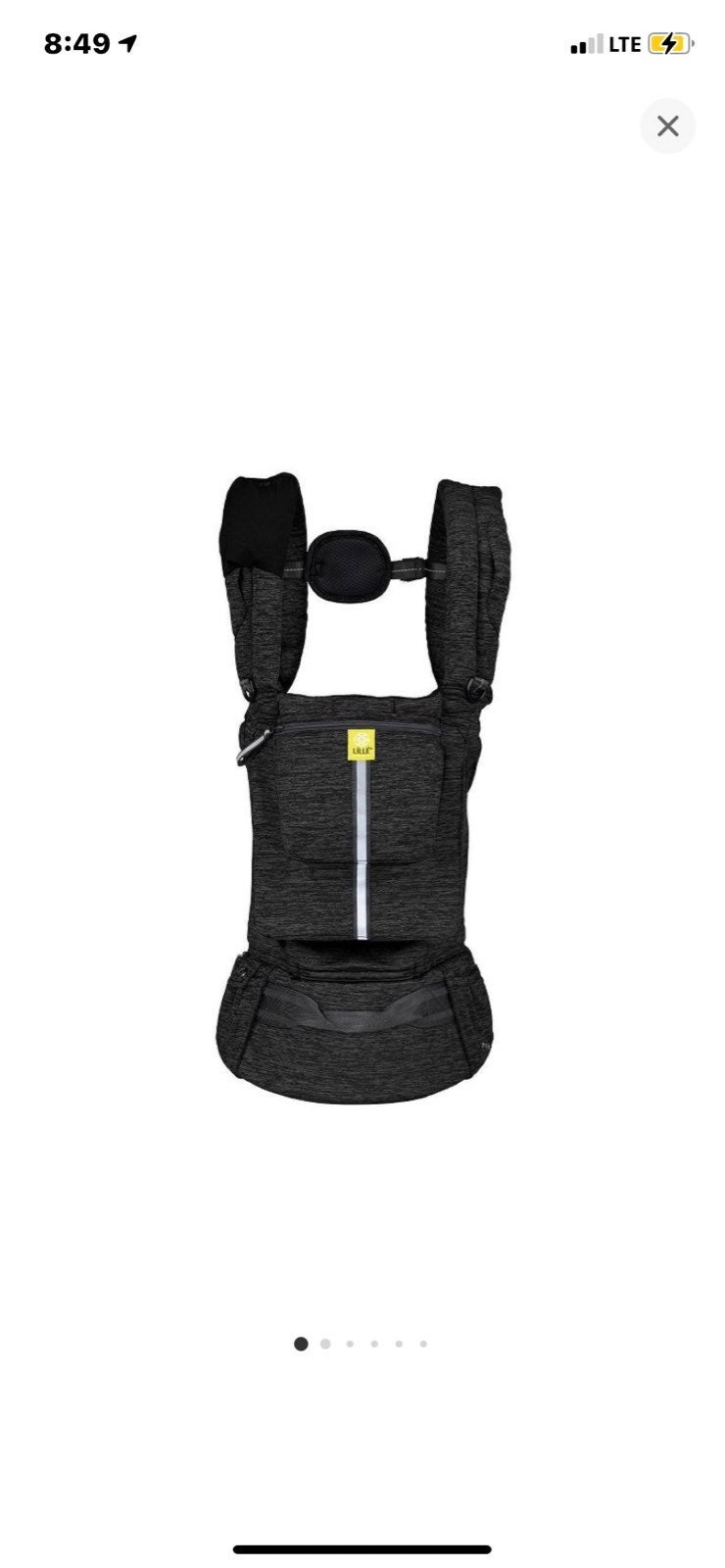 Lillebaby pursuitpro heathered onyx