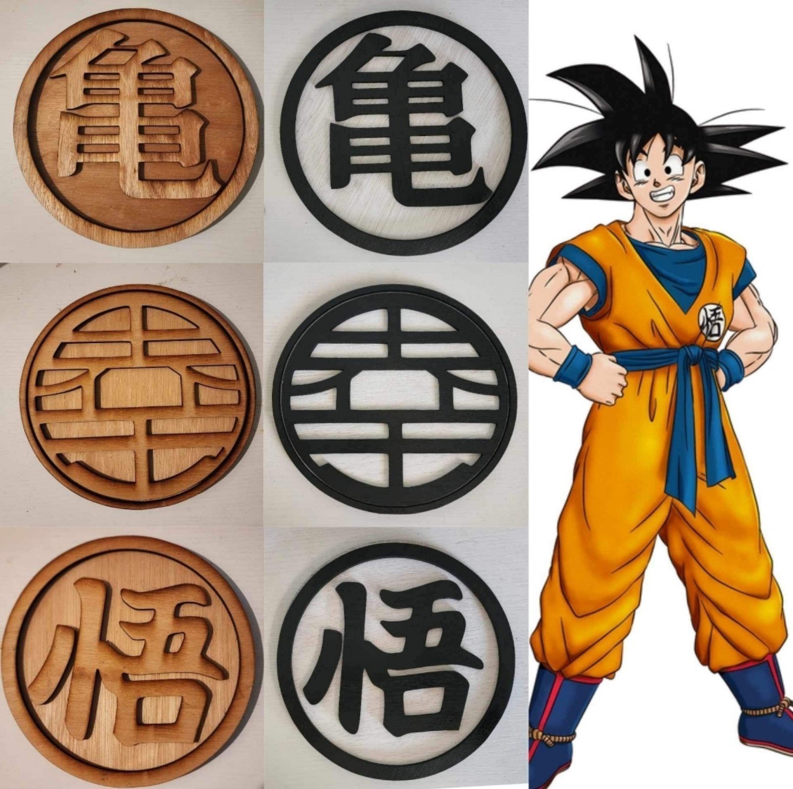 Dragon Ball Z Wood Art