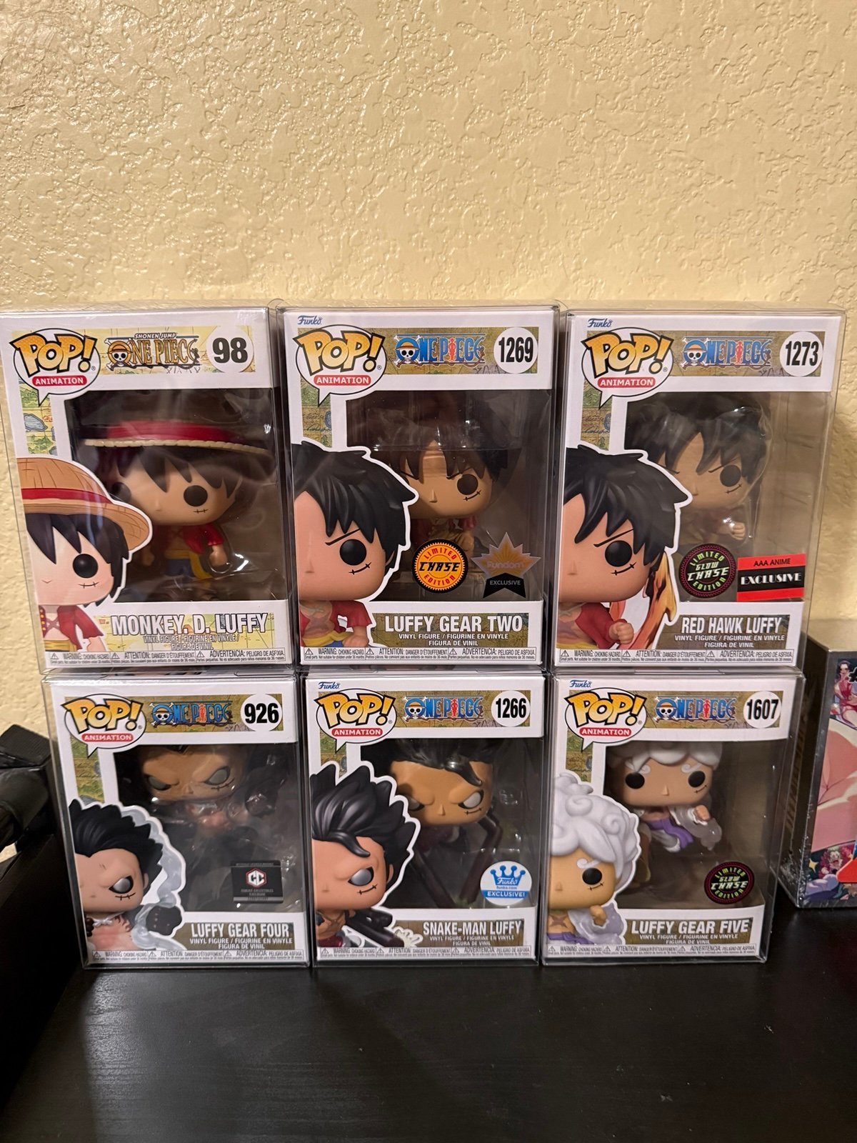 One Piece Luffy Gears Funko POP Bundle 6 POPs