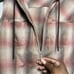 Pendleton Women 100% Virgin Wool Vest Jacket Large Pink Brown Hooded Western