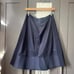 Rebecca Taylor Navy Flare Circle Skirt Size M