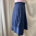 Rebecca Taylor Navy Flare Circle Skirt Size M