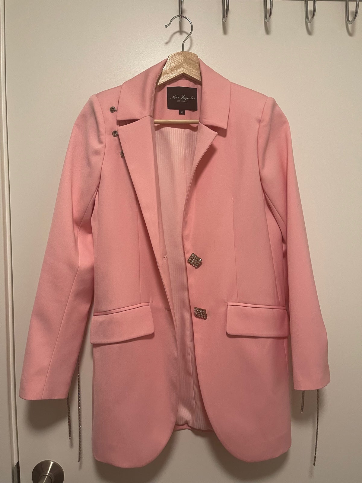 Nana jacqueline Pink Crystal Blazer