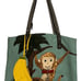 Original by Sharif 1827 Monkey Purse with matching removable banana coin purse