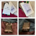 New! PAUL SMITH Suede Leather A-line Skirt