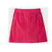 New! PAUL SMITH Suede Leather A-line Skirt