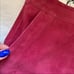 New! PAUL SMITH Suede Leather A-line Skirt